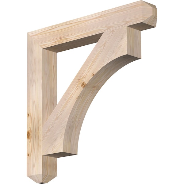 Ekena Millwork Westlake Craftsman Smooth Bracket, Douglas Fir, 5 1/2"W x 40"D x 40"H BKT06X40X40WTL04SDF - main